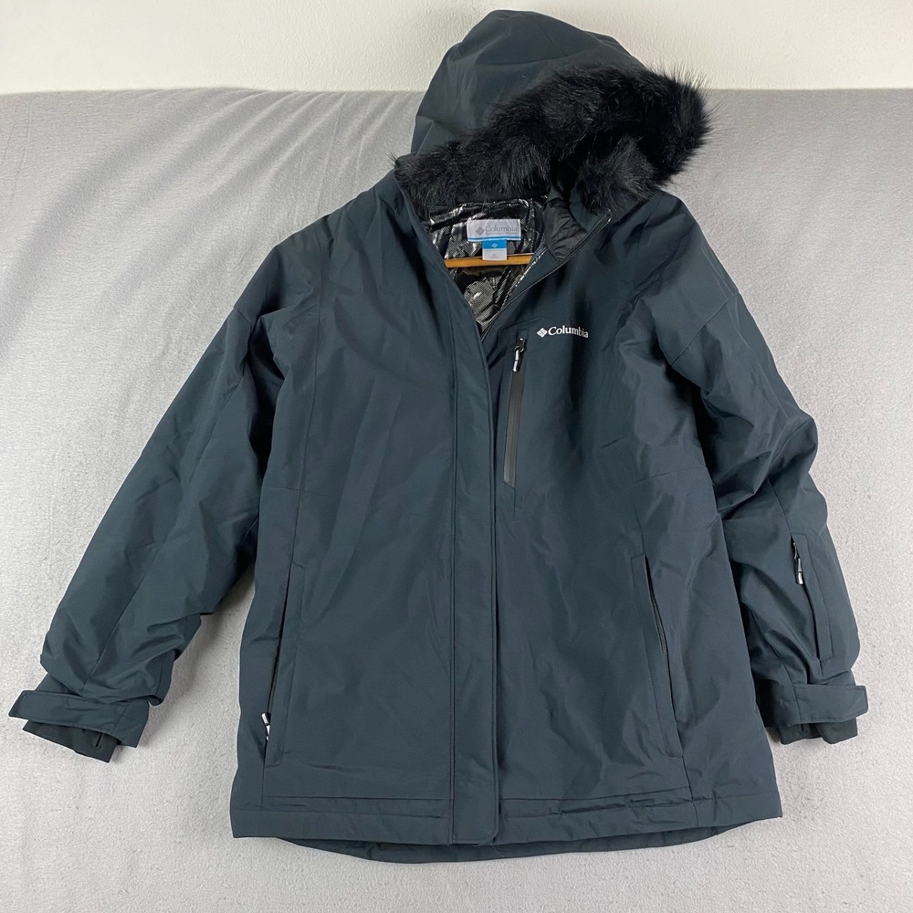 Columbia Girls Ava Alpine Insulated XL 18 20 Hooded Winter Ski Jacket outgrown